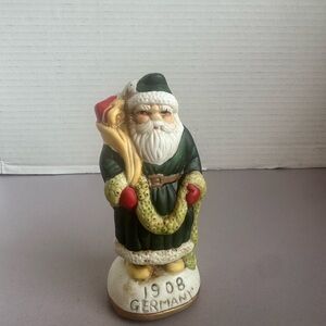 Stanley Santa Claus Figurine with Green and Red Details
